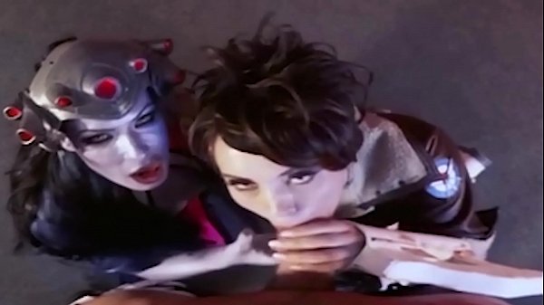 Overwatch Widowmaker Tracer blowjob